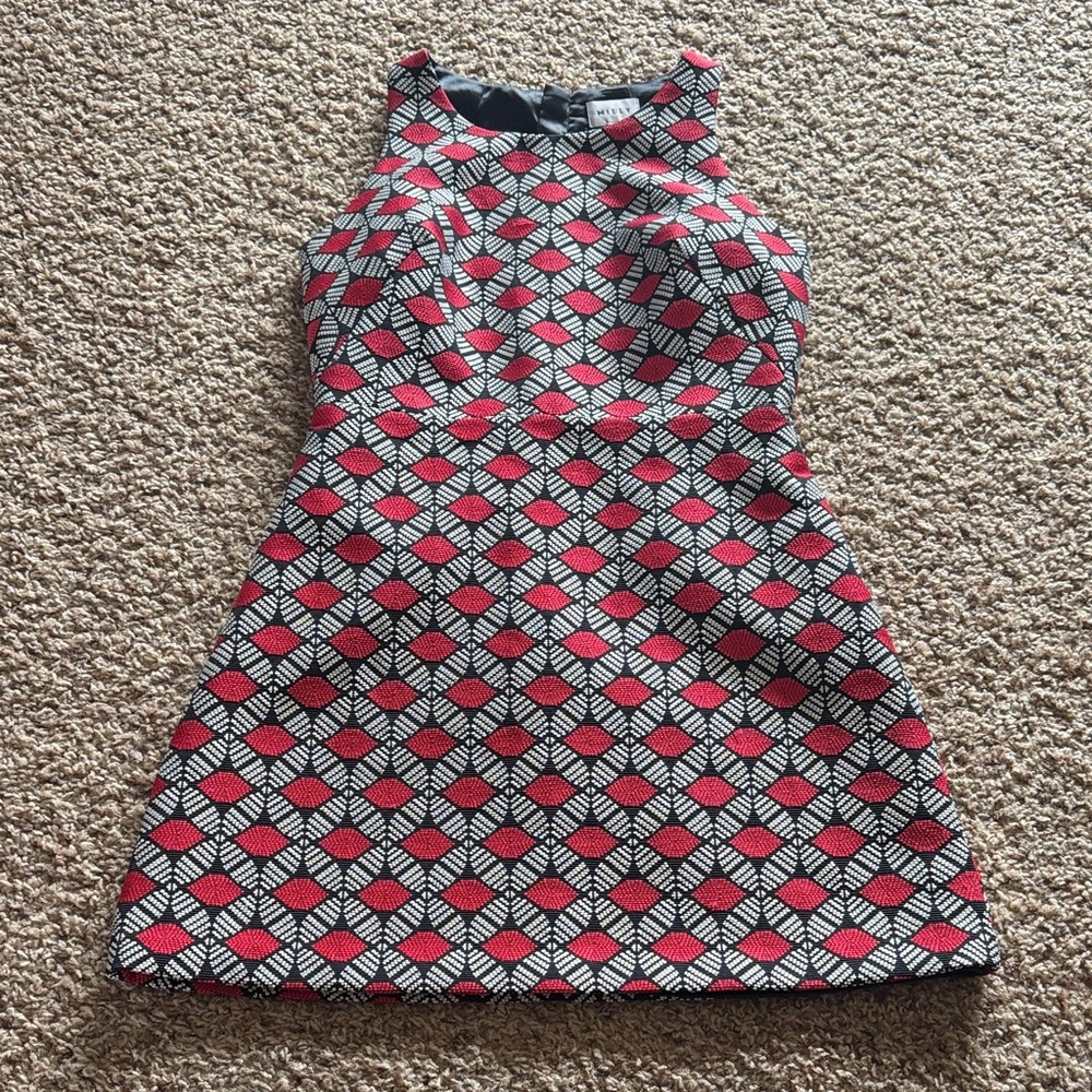Stylish Geometric Patterned Dress Milly 8